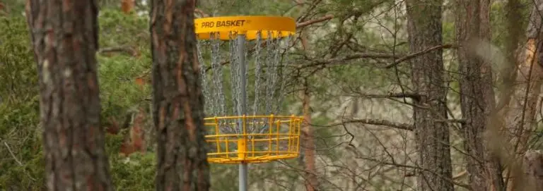 Disc golf ude i skoven