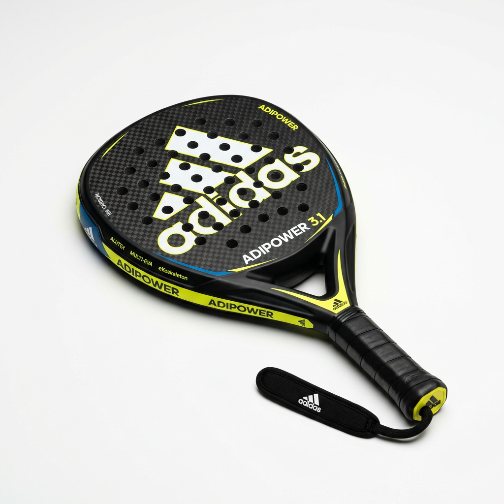 Adidas Adipower 3.1 Padelbat til øvede padelspillere med premium materialer og power design